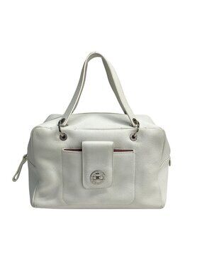 Bvlgari Handbag White Leather